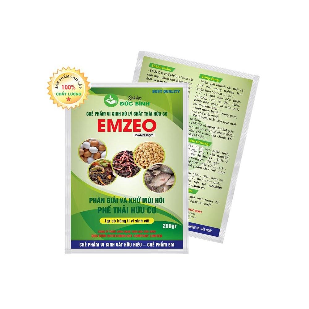 EMZEO 200G GIÚP PHÂN GIẢI VÀ KHỬ MÙI HÔI PHẾ THÁI HỮU CƠ -NHANH HIỆU QUẢ