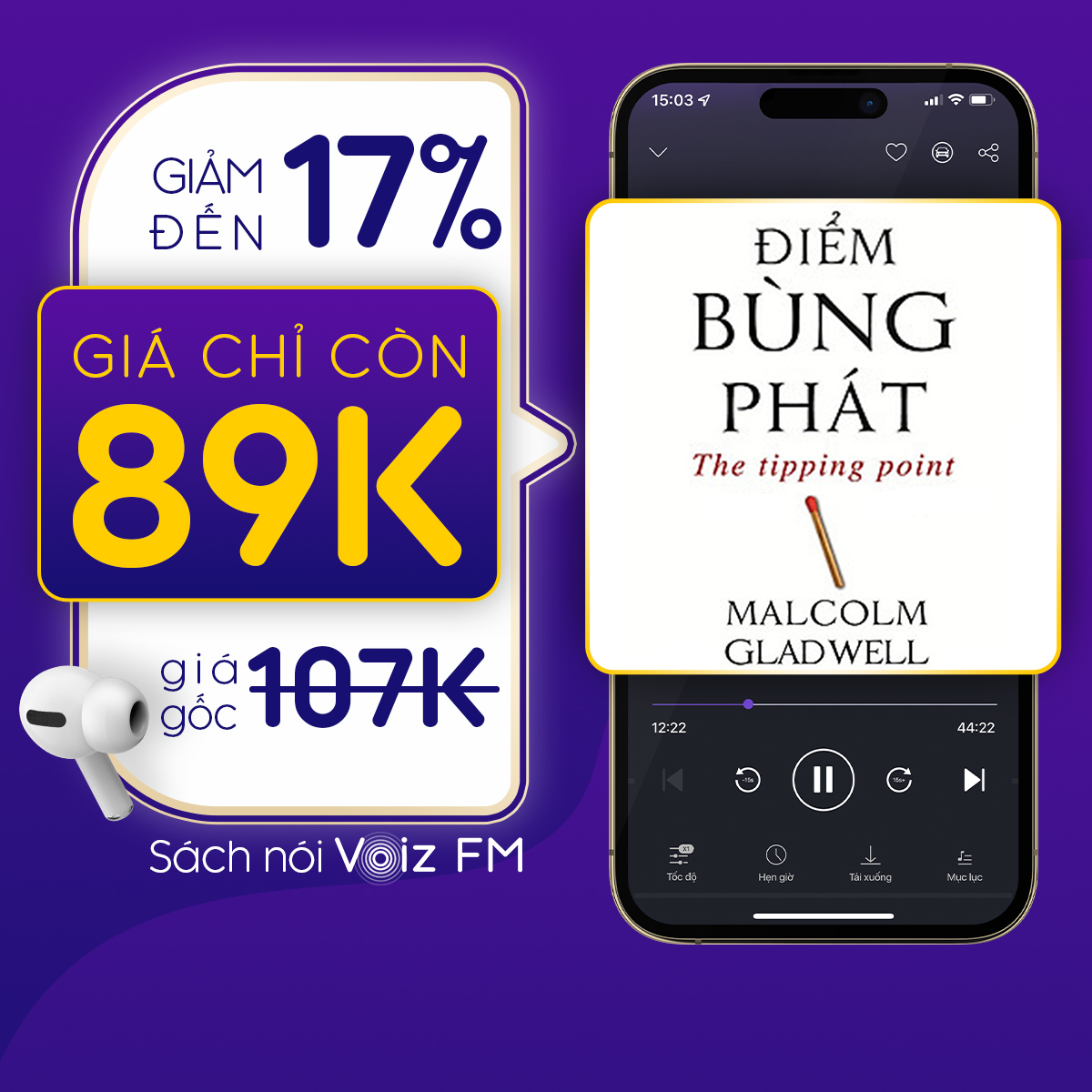 Voiz FM - Voucher nghe Sách Nói