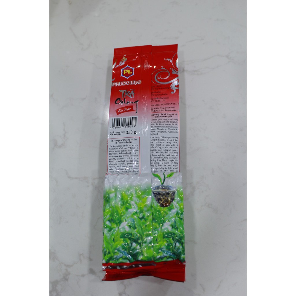 Trà Ô Long (oolong) Kim Tuyên Phước Lạc Loại 1 Gói 250g