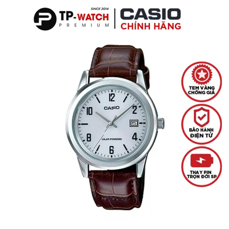 Đồng Hồ Nam Dây Da Casio MTP-VS01L-7B2DF Năng Lượng Mặt Trời | MTP-VS01L-7B2