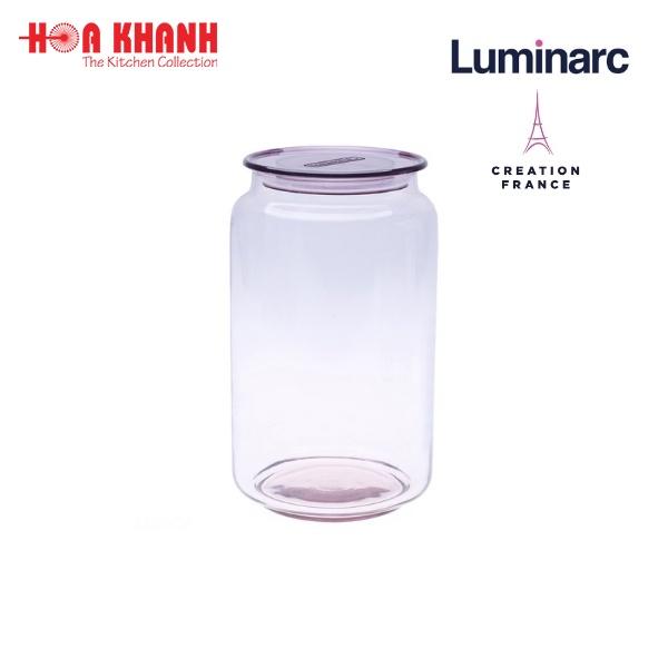 Hũ Thủy Tinh Luminarc Rondo Pink 1L - L0365