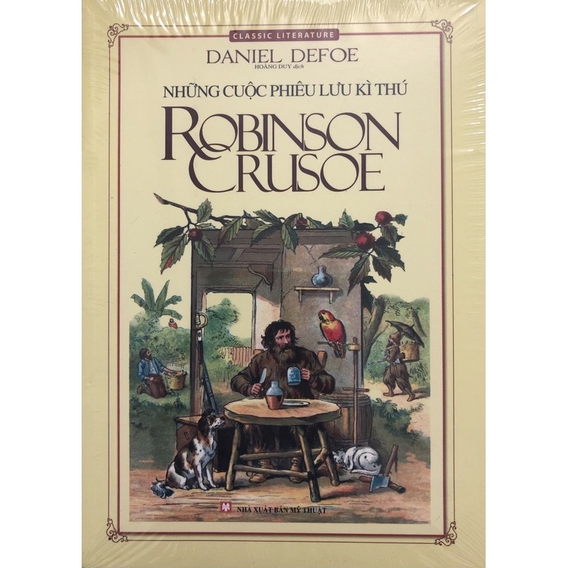 ￼Sách Những cuộc phiêu lưu kì thú Robinson Crusoe