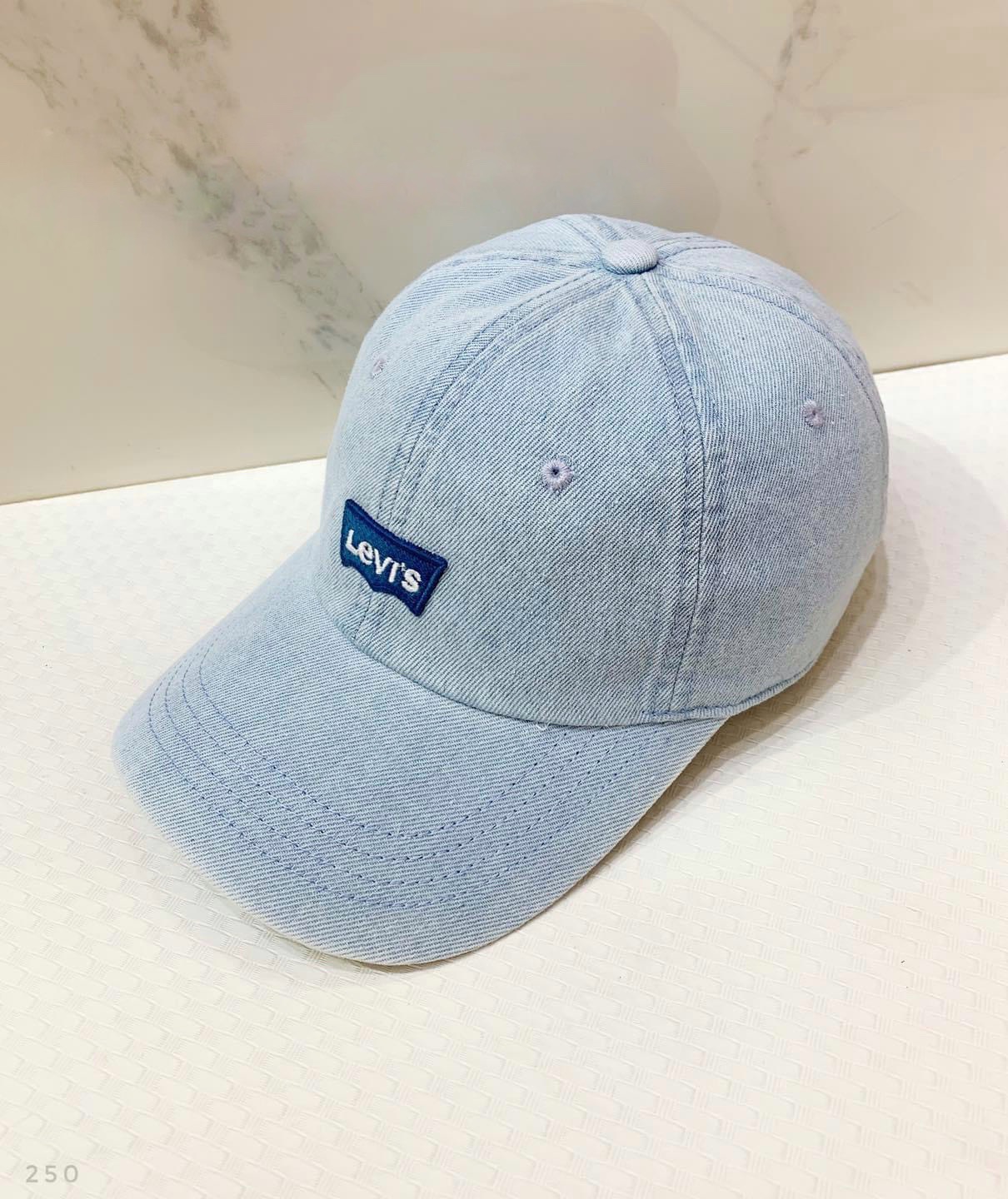 Nón kết, mũ lưỡi trai LV phối vải jeans form chuẩn thời trang siêu đẹp (Ảnh thật)