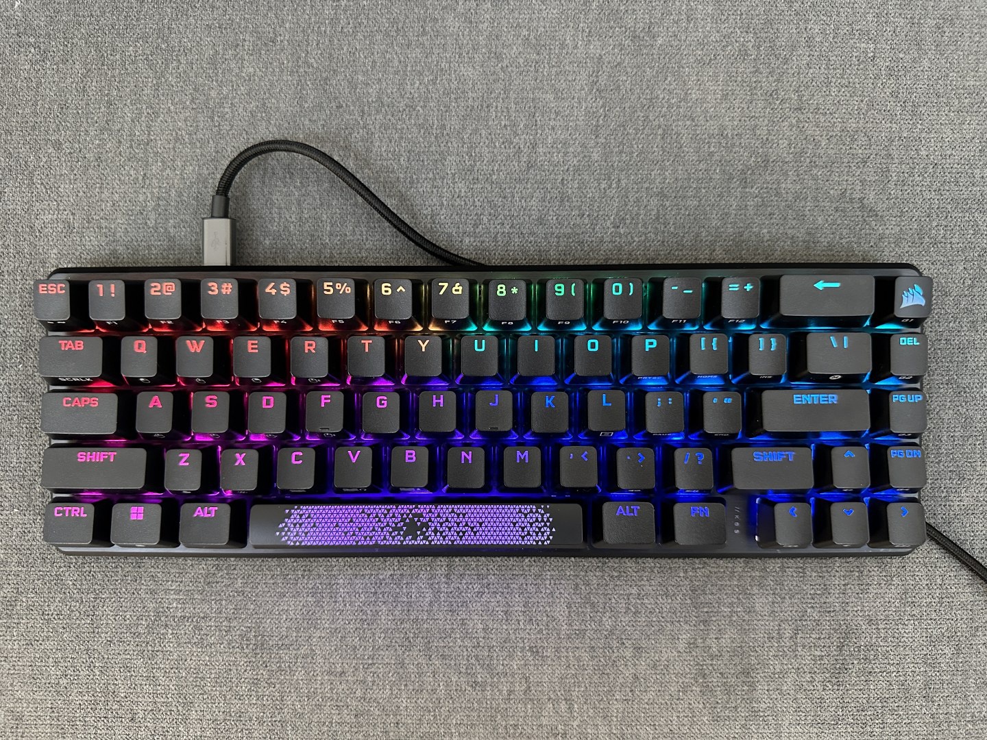 Bàn phím Corsair K65 PRO MINI RGB OPX_Mới, hàng chính hãng