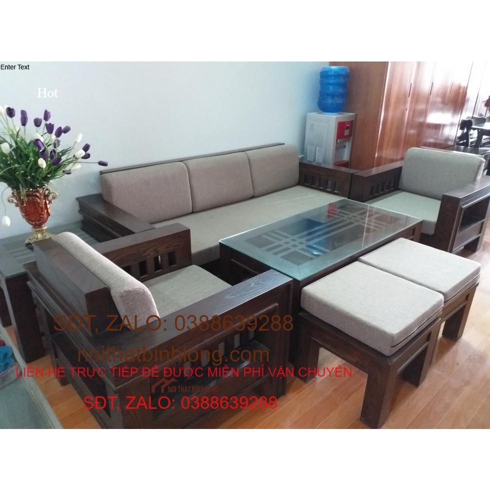 Bàn ghế gỗ đối caro sồi Nga BG023