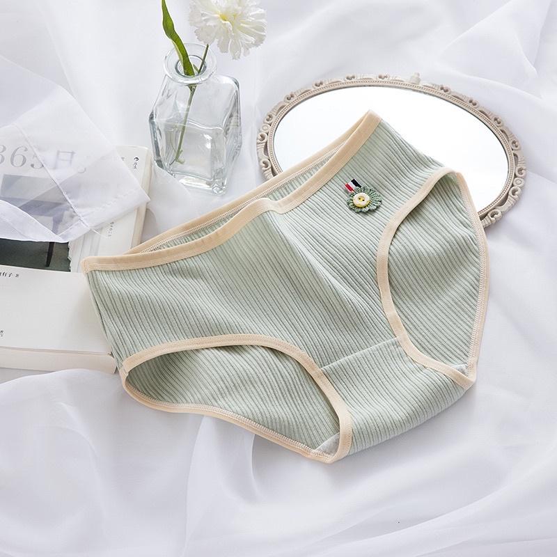 Quần Lót Nữ Cotton Siêu Thoáng Nâng Mông Kẻ Tăm Co Giãn QL09