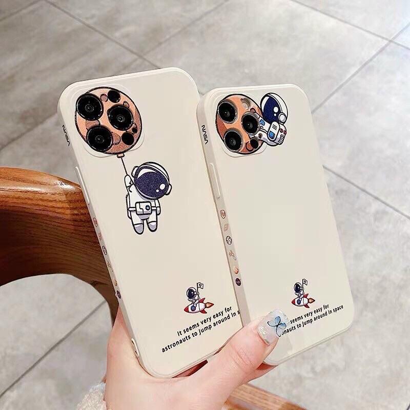 Ốp dẻo mịn họa tiết cute bảo vệ camera cho 6 đến lPhon 12 promax