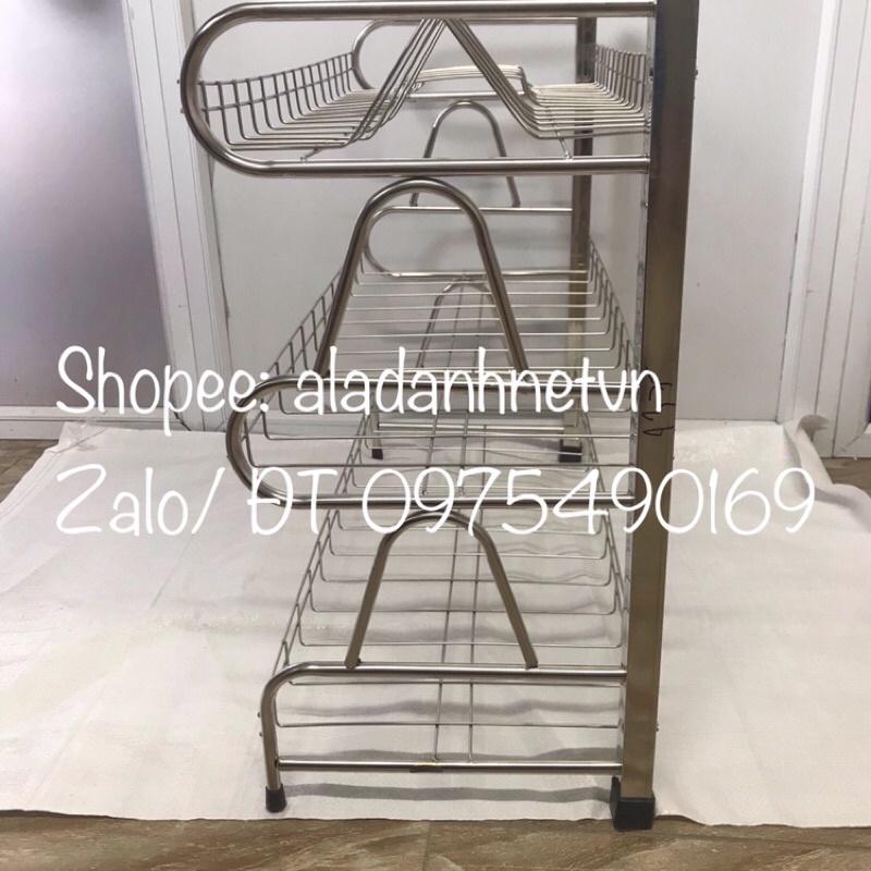 Trạn bát treo tường inox 2 tầng, 3 tầng, giá úp bát treo tường