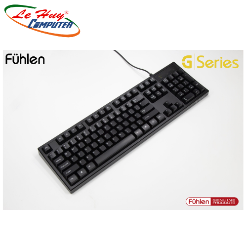 Bàn Phím Fuhlen G411S Black - Phím văn phòng - Hàng Chính Hãng