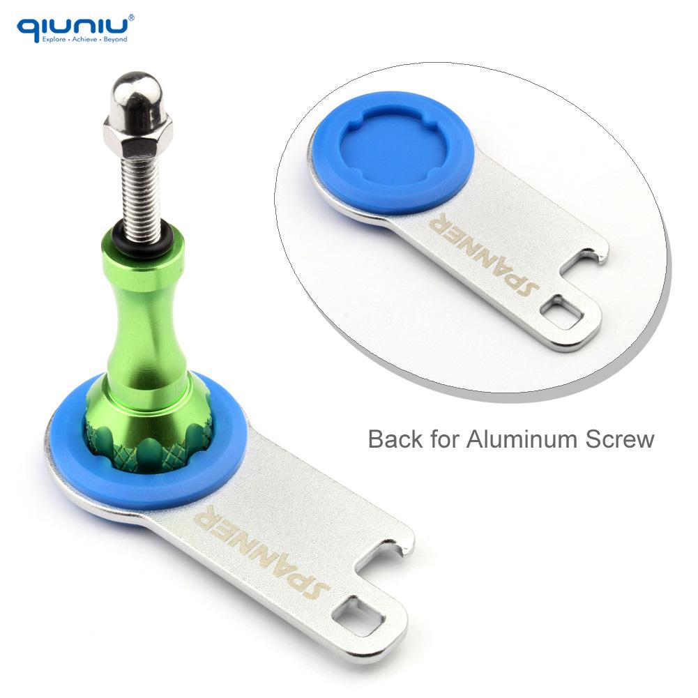 Qiuniu kim loại thắt chặt công cụ cờ lê cờ lê cho ốc vít không gỉ nhựa cho GoPro Hero4 5 6 7 8 10 11 Mount For Go Pro Phụ kiện