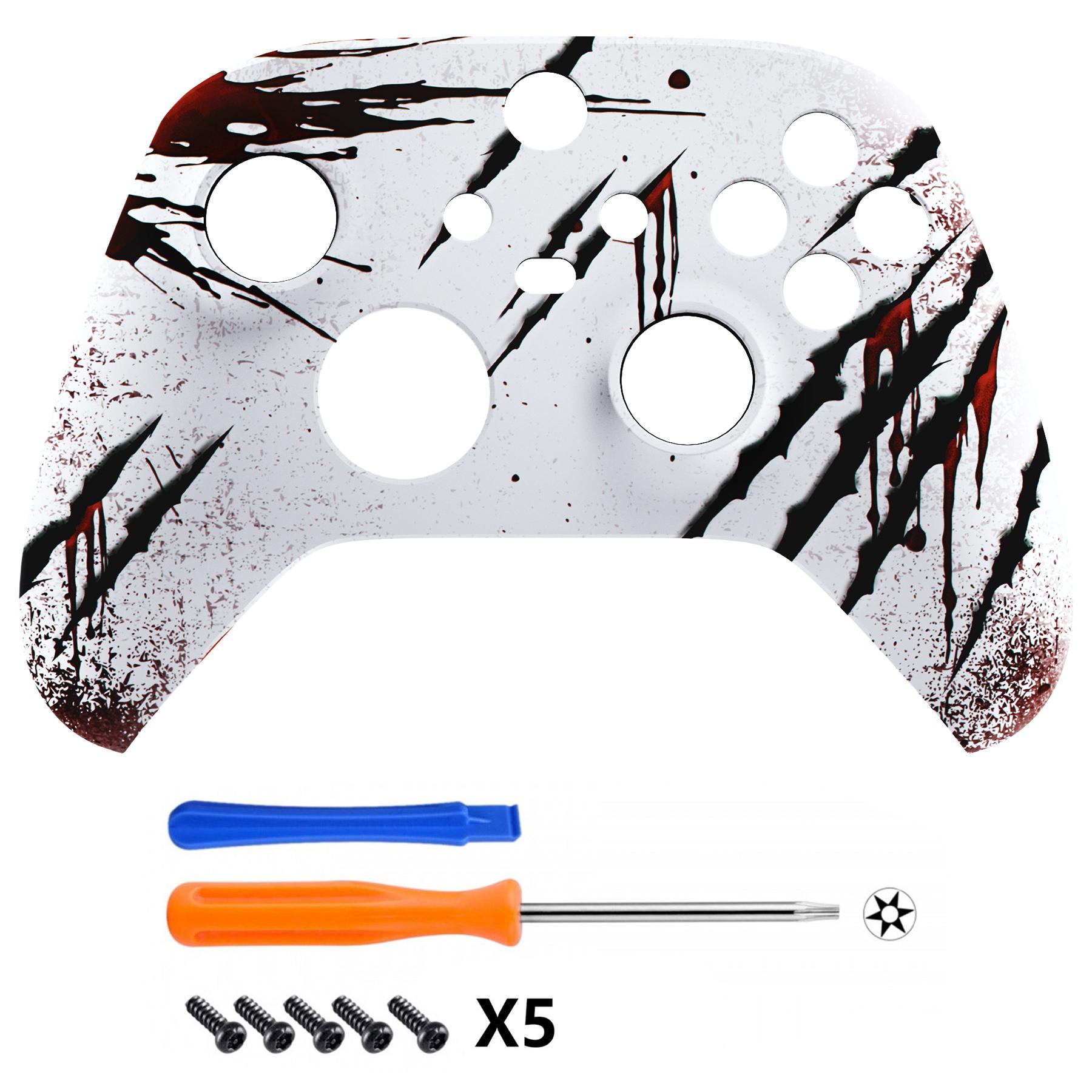 EXtremeRate Mẫu tùy chỉnh Cảm ứng mềm Mặt trước Vỏ vỏ Vỏ cho Bộ điều khiển Xbox Series X/S  Màu sắc: Wild Attack