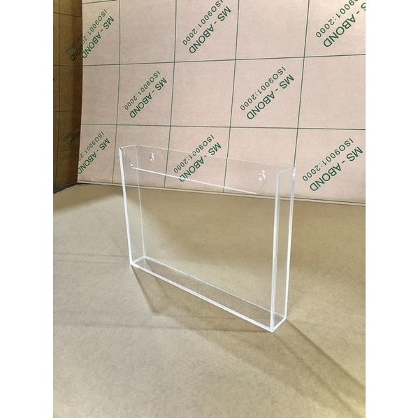Acrylic Kệ checklist đựng tờ rơi treo tường mica trong các cỡ ,Acrylic