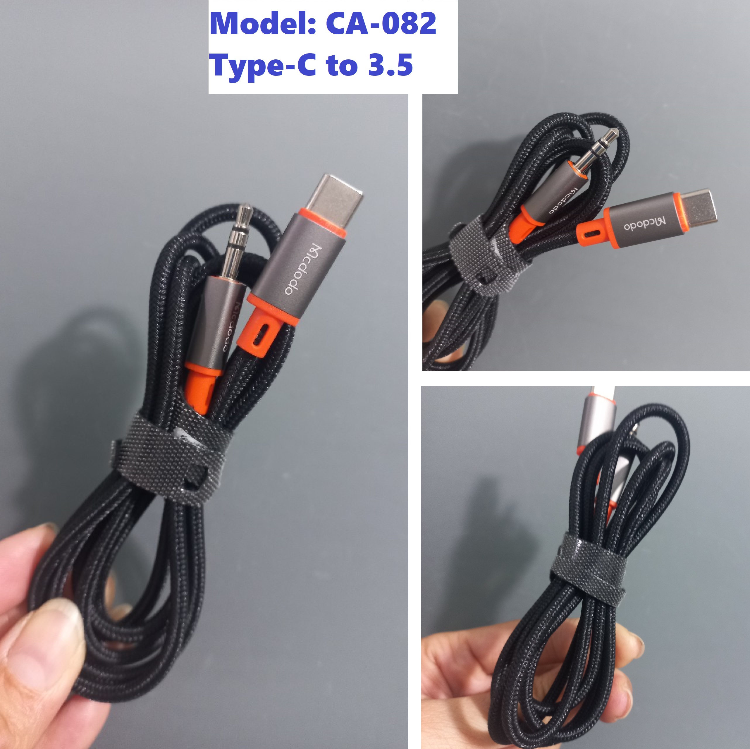 Cáp âm thanh kết nối điện thoại ip máy tính bảng type C với loa tai nghe Mcdodo CA078 CA082 _ Hàng chính hãng