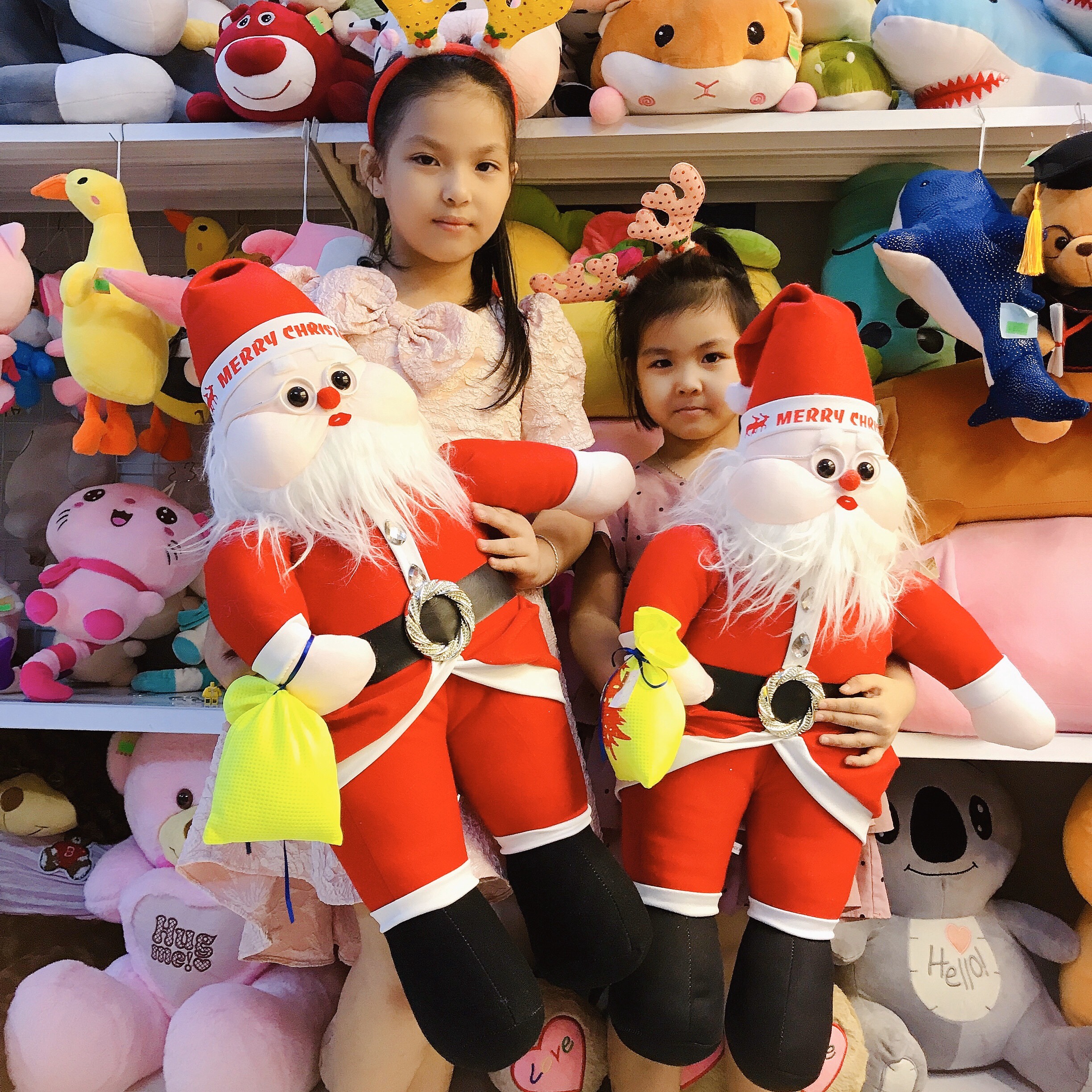 Gấu Bông Ông Già Noel 90cm Siu To Khổng Lồ Hàng Cao Cấp Loại 1 - Quà Tặng Giáng Sinh Cho Bé