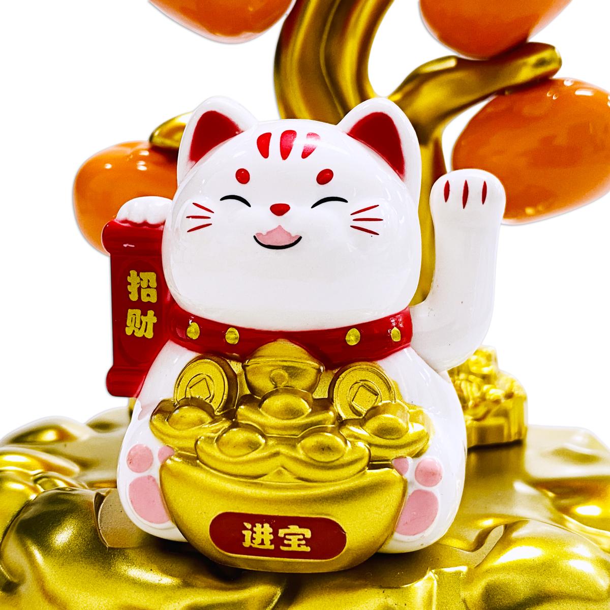 Tượng Mèo Thần Tài Vẩy Tay - Trang Trí Tết - JS901/02/05 - Mẫu 1