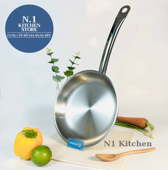 Chảo inox cao cấp Korkmaz Proline 24cm - A1153 - Hàng chính hãng