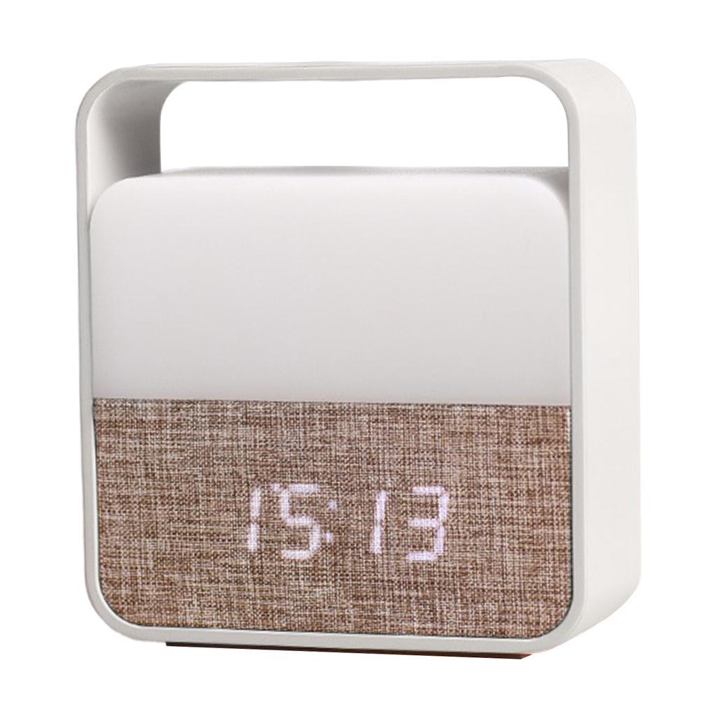 Digital Alarm Clock Snooze Function LCD Display Clock Home Decor