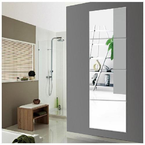 Combo 4 Gương dán tường nhà tắm trang trí phòng khách phòng ngủ 30x30cm