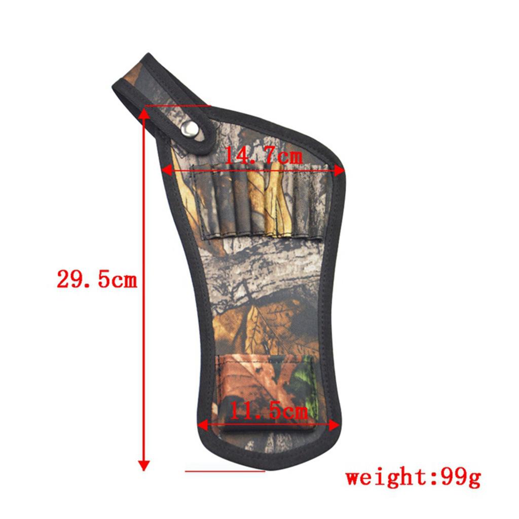 Archery Arrow Tube Hip Quiver Carry Bag, Compact Size