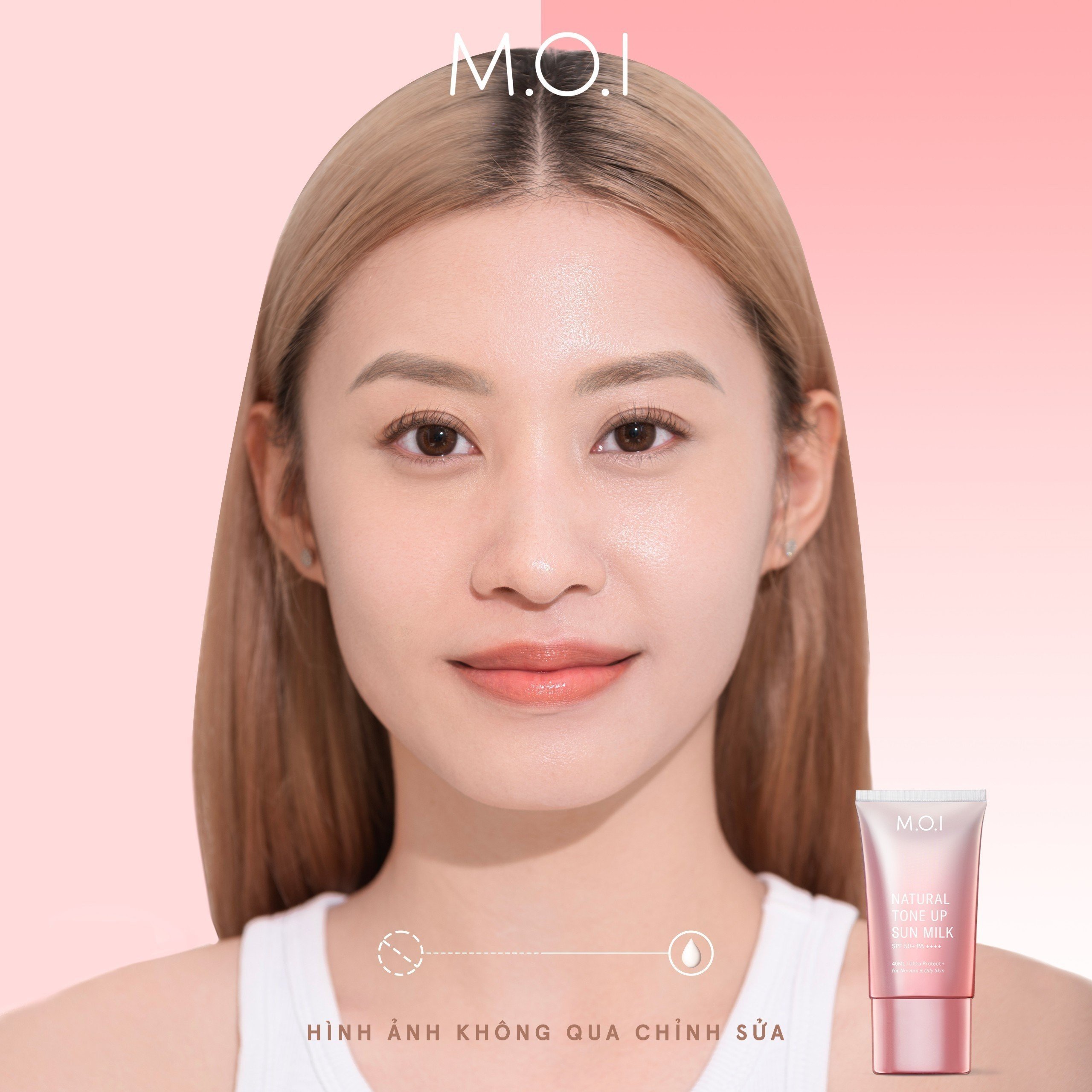 Kem chống nắng Nâng tông M.O.I Natural Tone Up Sun Milk 10ml