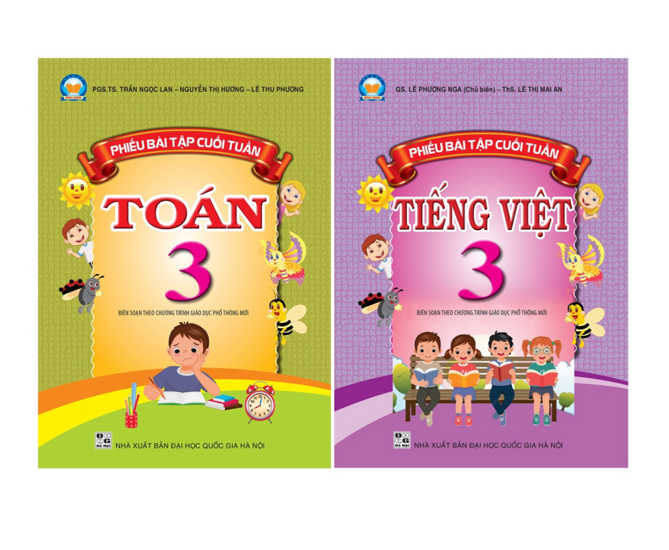 Sách Phiếu bài tập cuối tuần Toán + Tiếng Việt 3 - Cánh Diều
