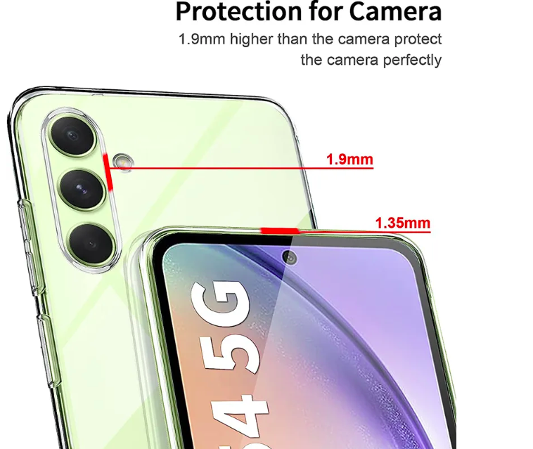 Ốp lưng trong dẻo mỏng cho Samsung Galaxy S23 FE độ trong tuyệt đối chống trầy xước - Hàng nhập khẩu
