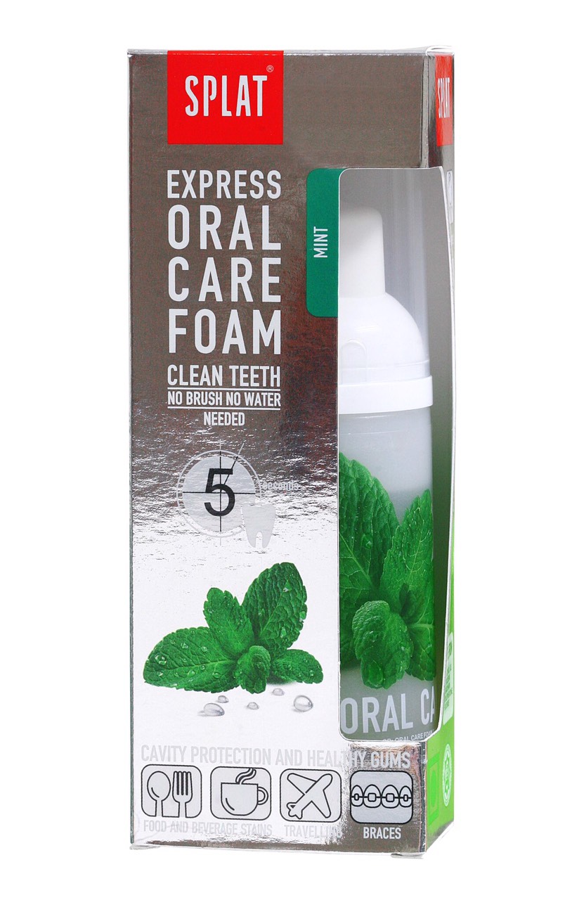 SPLAT ORAL CARE FOAM – Mint (Bọt súc miệng hương bạc hà) (50ml)