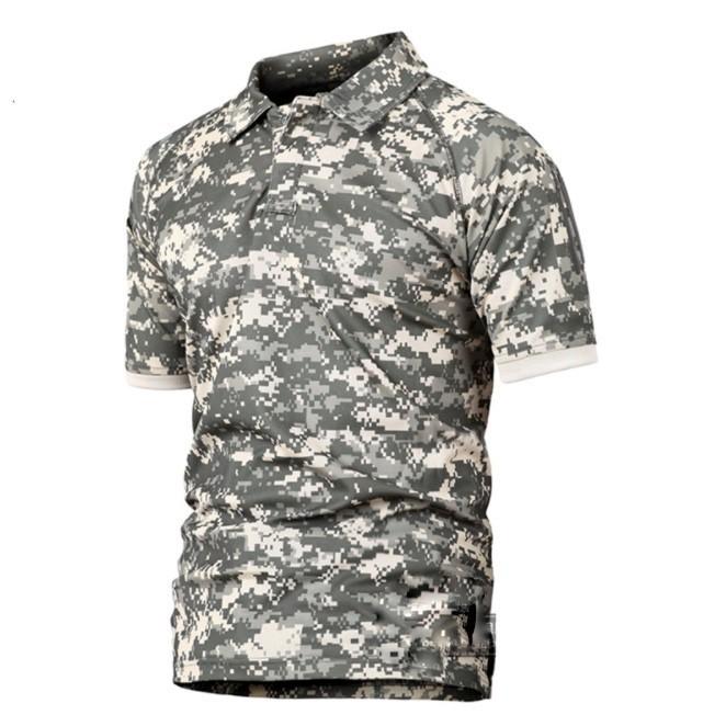 Áo thun polo chiến thuật_dã ngoại_sinh tồn - rêu