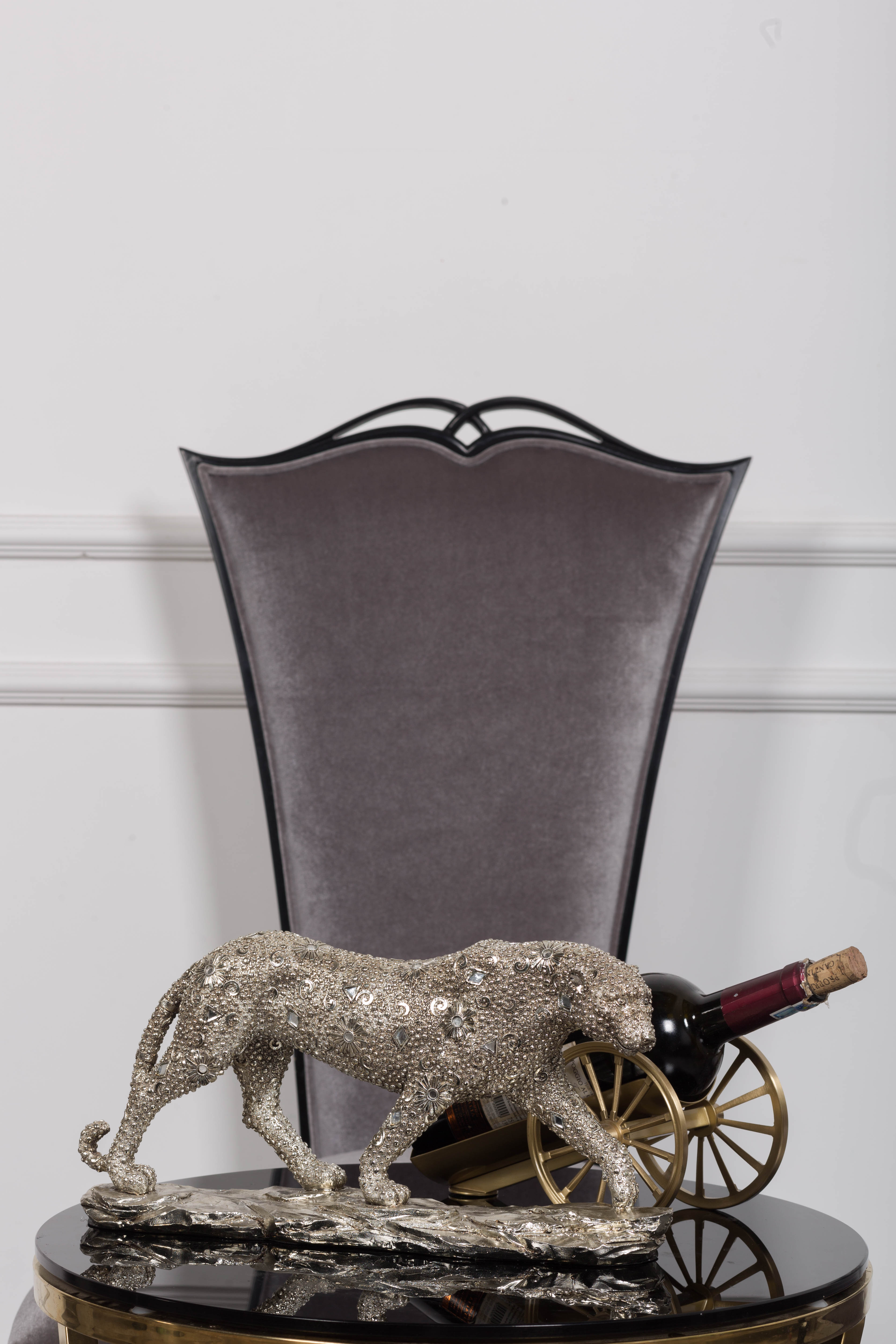 Decor để bàn trang trí báo mạ bạc