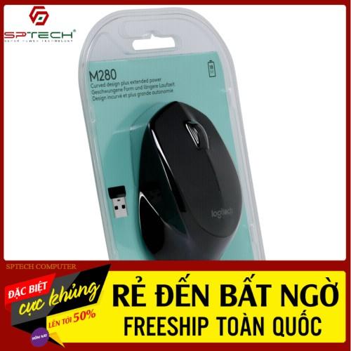 Chuột Không Dây  Mouse Ko Dây Laser M175 (BH 6 Tháng) SPTECH COMPUTER