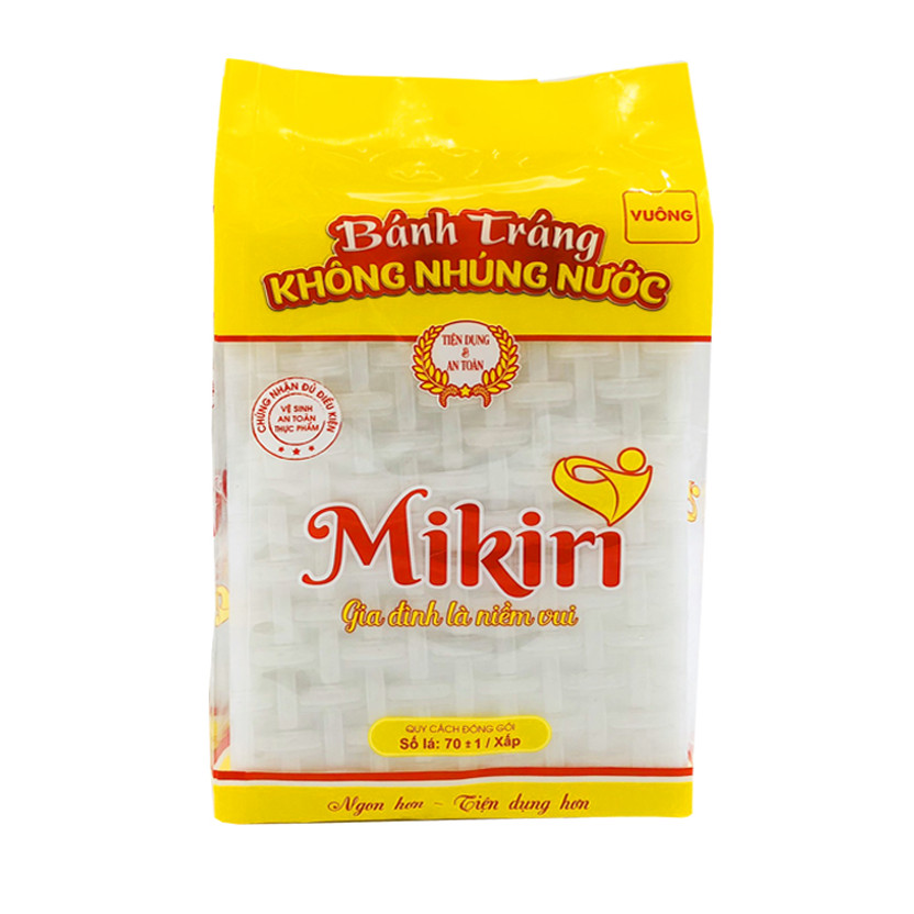 Bánh tráng vuông không nhúng nước Mikiri ( 2 gói )