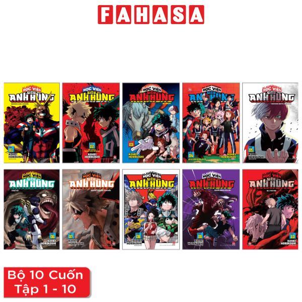 Combo Manga - My Hero Academia - Học Viện Siêu Anh Hùng: Tập 1 - 10 (Bộ 10 Tập)
