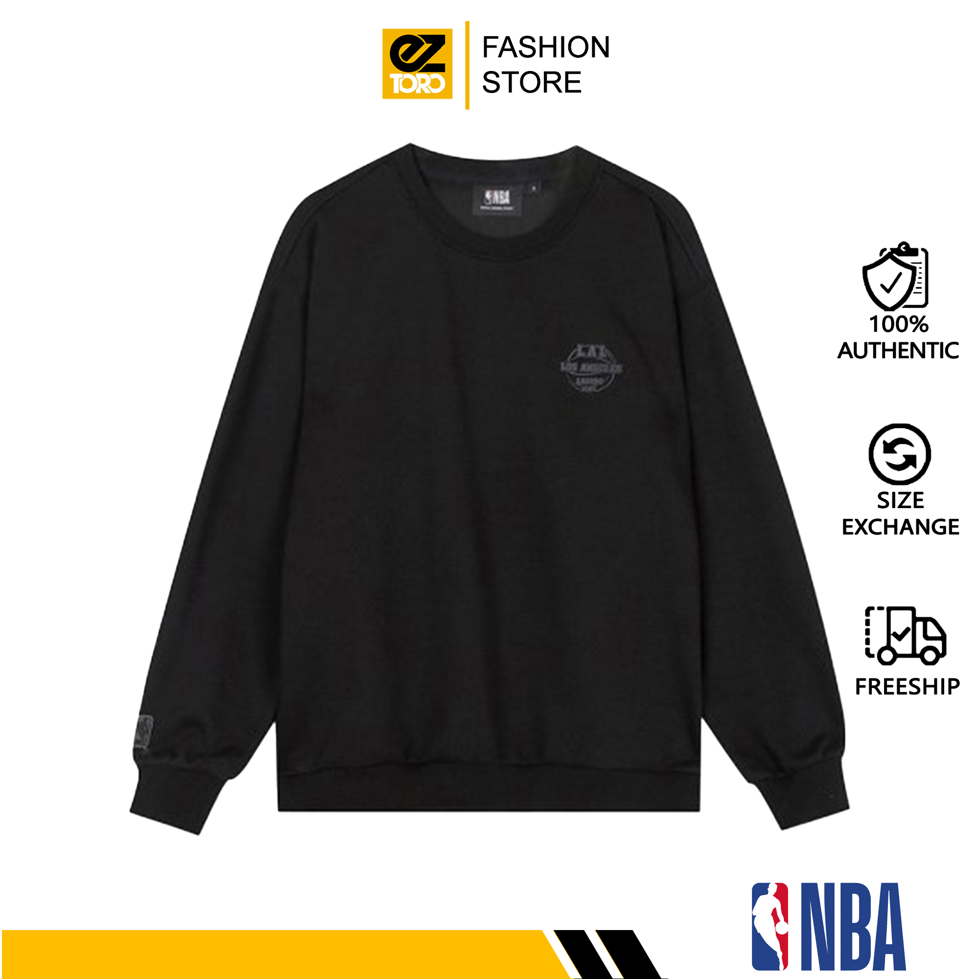 Áo tay dài NBA NYK Classic Letter Man-to-Man - Sweater cho nam, nữ, unisex