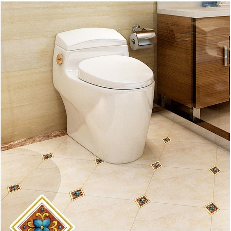 Decal giả gạch 11 Trang trí quán đẹp