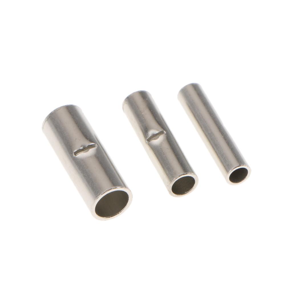 200 Pieces Non-Insulated Butt Crimp Connectors AWG 22-16 16-14 12-10