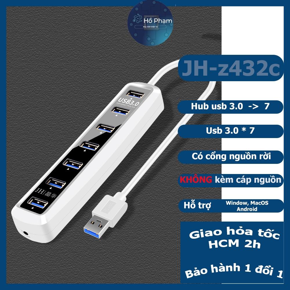 Hub usb ra 3 cổng usb, thẻ TF và SD - Jinghua Z300 - Hồ Phạm