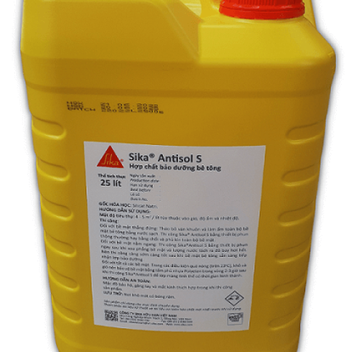 Sika Antisol S - Can 25L - Hợp chất bảo dưỡng bê tông