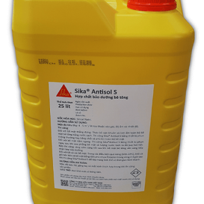 Sika Antisol S - Can 25L - Hợp chất bảo dưỡng bê tông