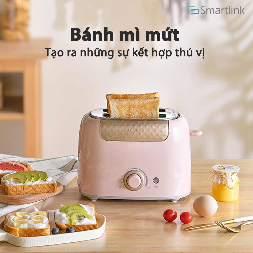 Máy Nướng Bánh Mì Sandwich Đa Năng Bear DSL-601 - Hàng chính hãng