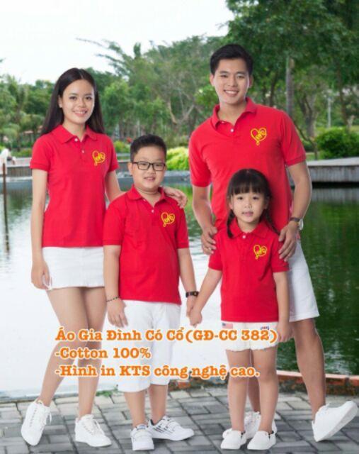 Áo gia đình thun cá sấu