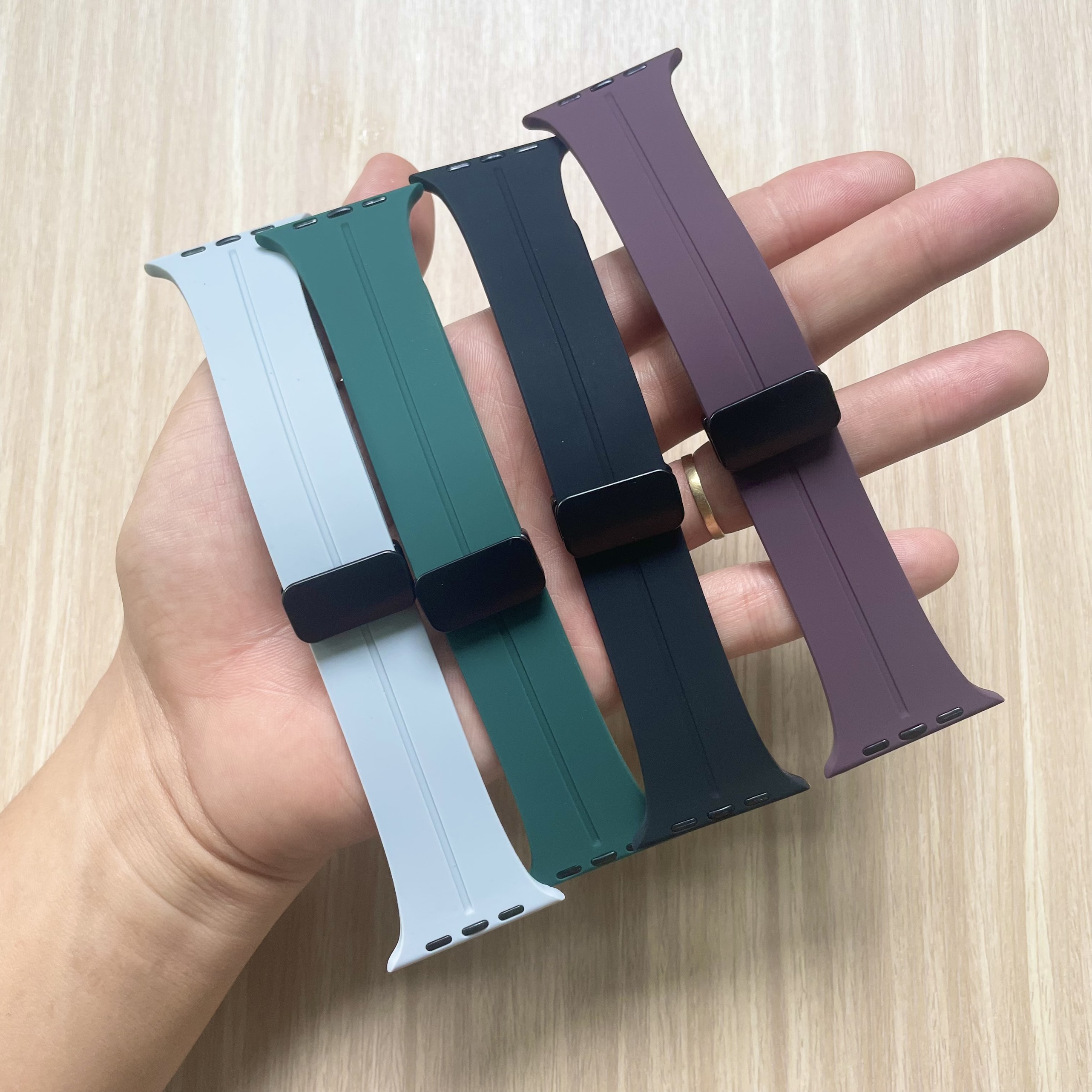 Dây Đeo Nam Nữ Mẫu Mới Silicon thể thao Cho Iwatch series 7 6 SE 5 4 49mm 41mm 45mm 44mm 40mm