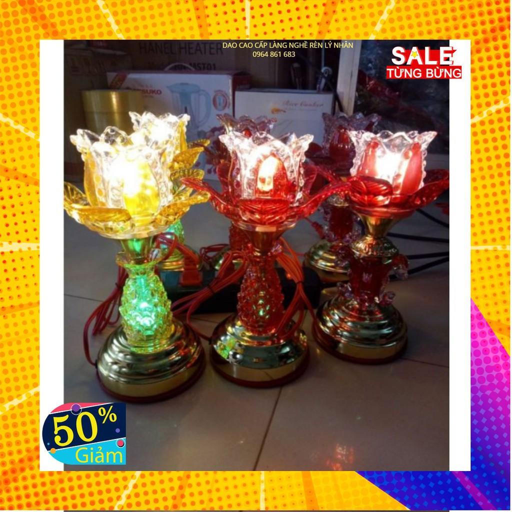 Combo 2 Đèn thờ hoa ly loại 1 bông cao 35cm