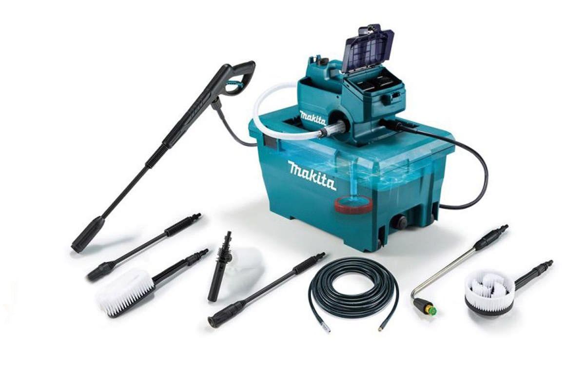 MÁY XỊT RỬA ÁP LỰC CAO DÙNG PIN  (BL)(18VX2) 800W (01 SẠC NHANH 2 CỔNG 02 PIN 5.0AH) MAKITA DHW080PT2- HÀNG CHÍNH HÃNG