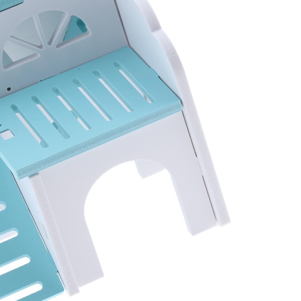 Wooden Hamster House Hideout Hut Exercise Nest Toy