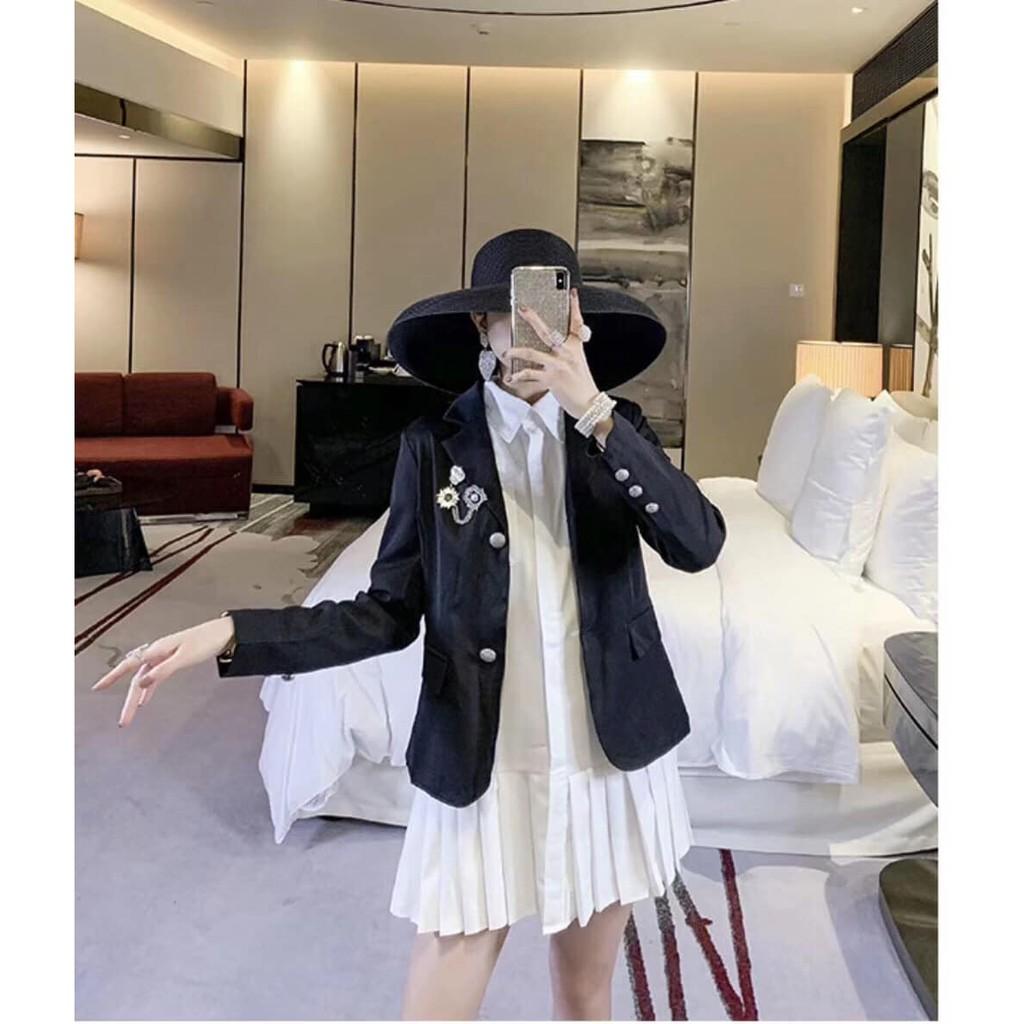 Set váy khoác vest và sơ mi