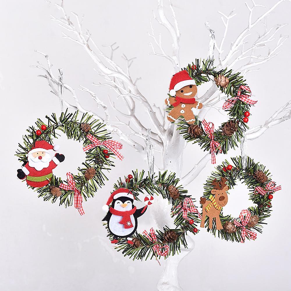 4PCS Trang trí Giáng sinh Trang trí Đồ trang trí đồ trang trí nghệ thuật ngày lễ