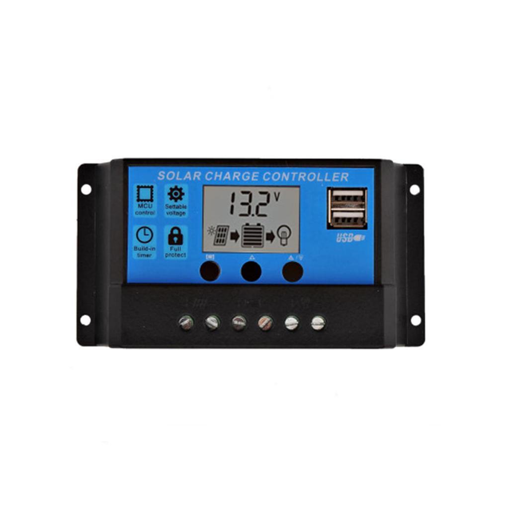 25W Solar Panel Kit 10A Solar Charge Controller with Connection Cable Kits
