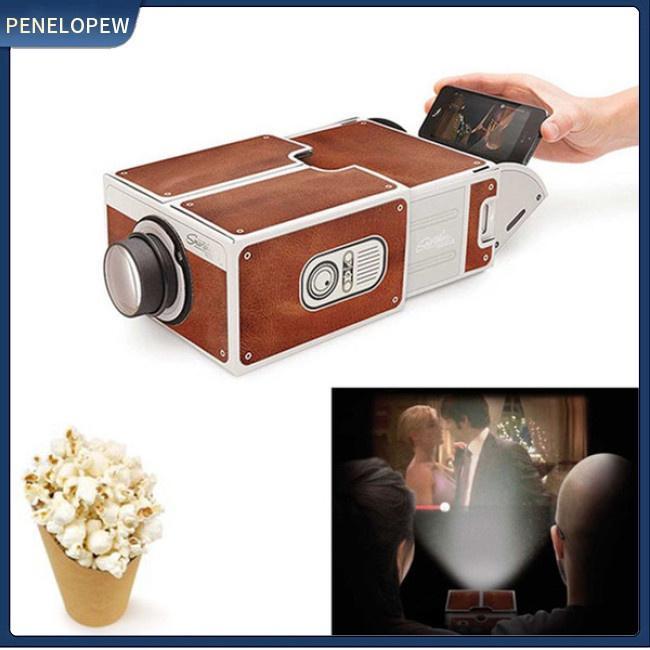 Máy Chiếu 3D Mini DIY Có Thể Điều Chỉnh Cho Điện Thoại Di Động