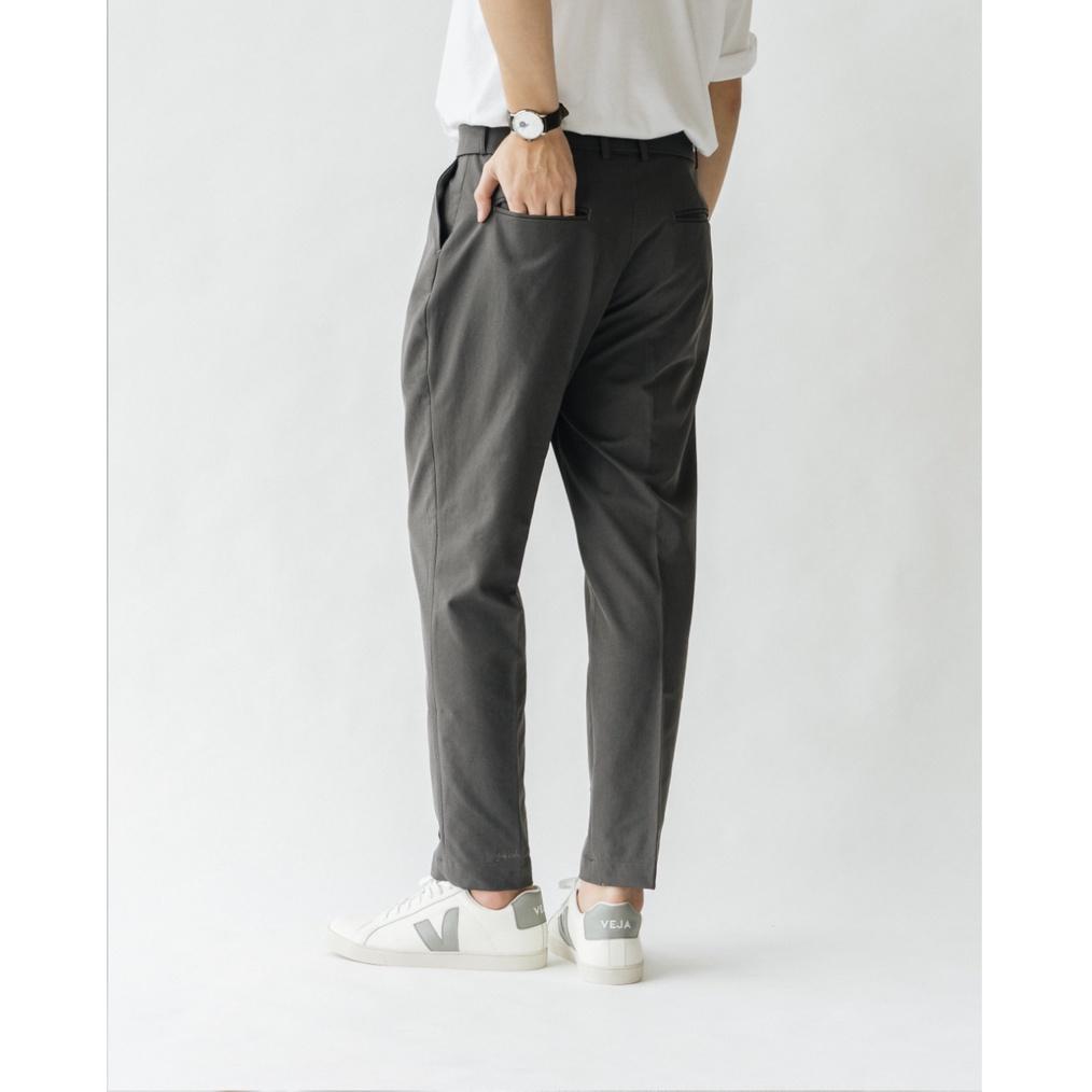 Quần dài nam dài đến mắt cá chân SSSTUTTER thiết kế đai quần tiện lợi bro pants