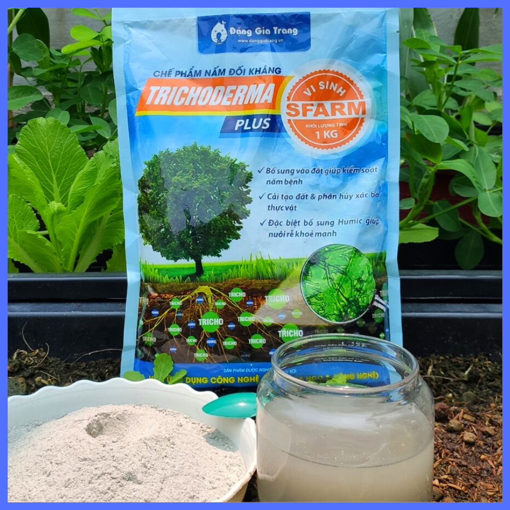 Chế Phẩm TRICHODERMA Plus Cao Cấp Chuyên Ủ Phân Hữu Cơ Cho Mọi Cây Trồng
